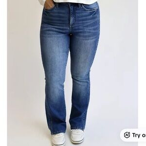 Women's Blue Bootcut Jeans